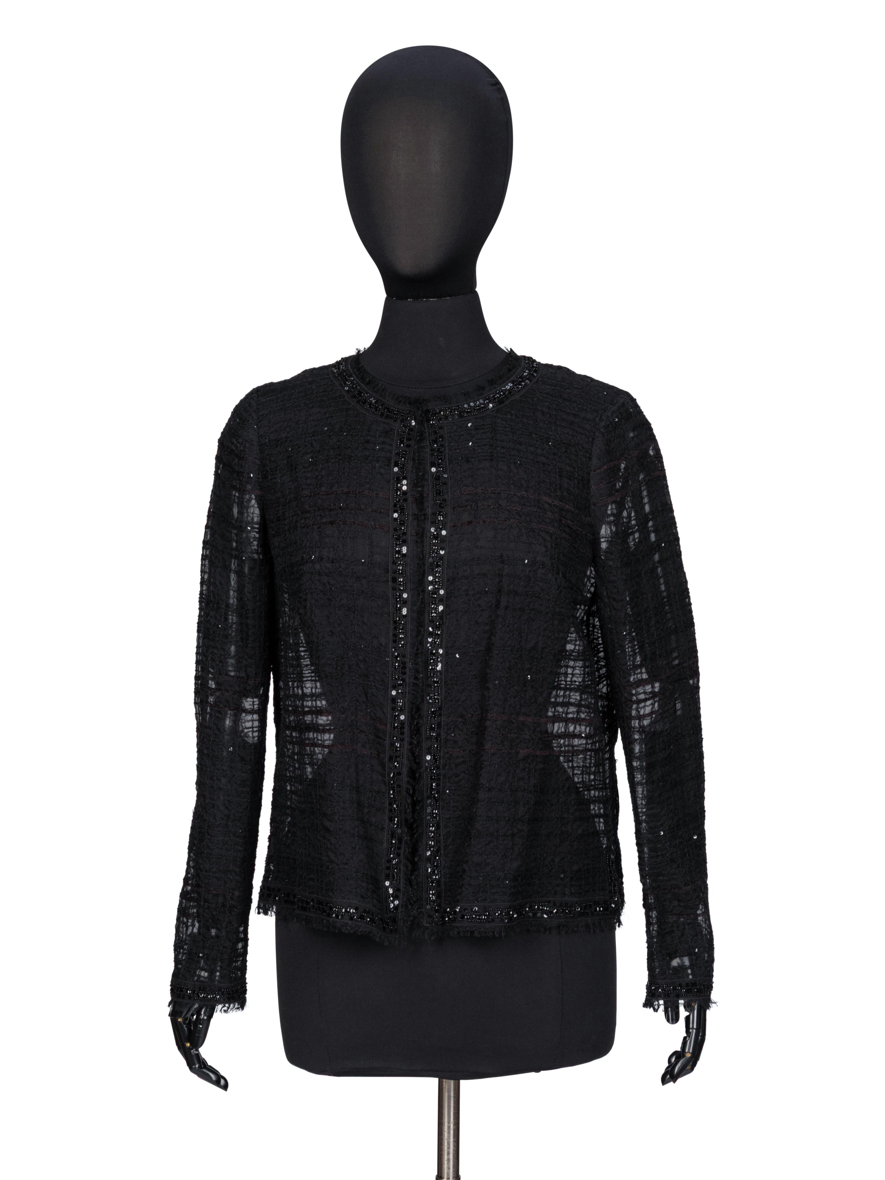 Chanel, Sheer Cardigan Jacket