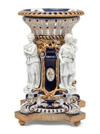 A Continental Porcelain Centerpiece