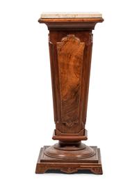 An Italian Marquetry Pedestal