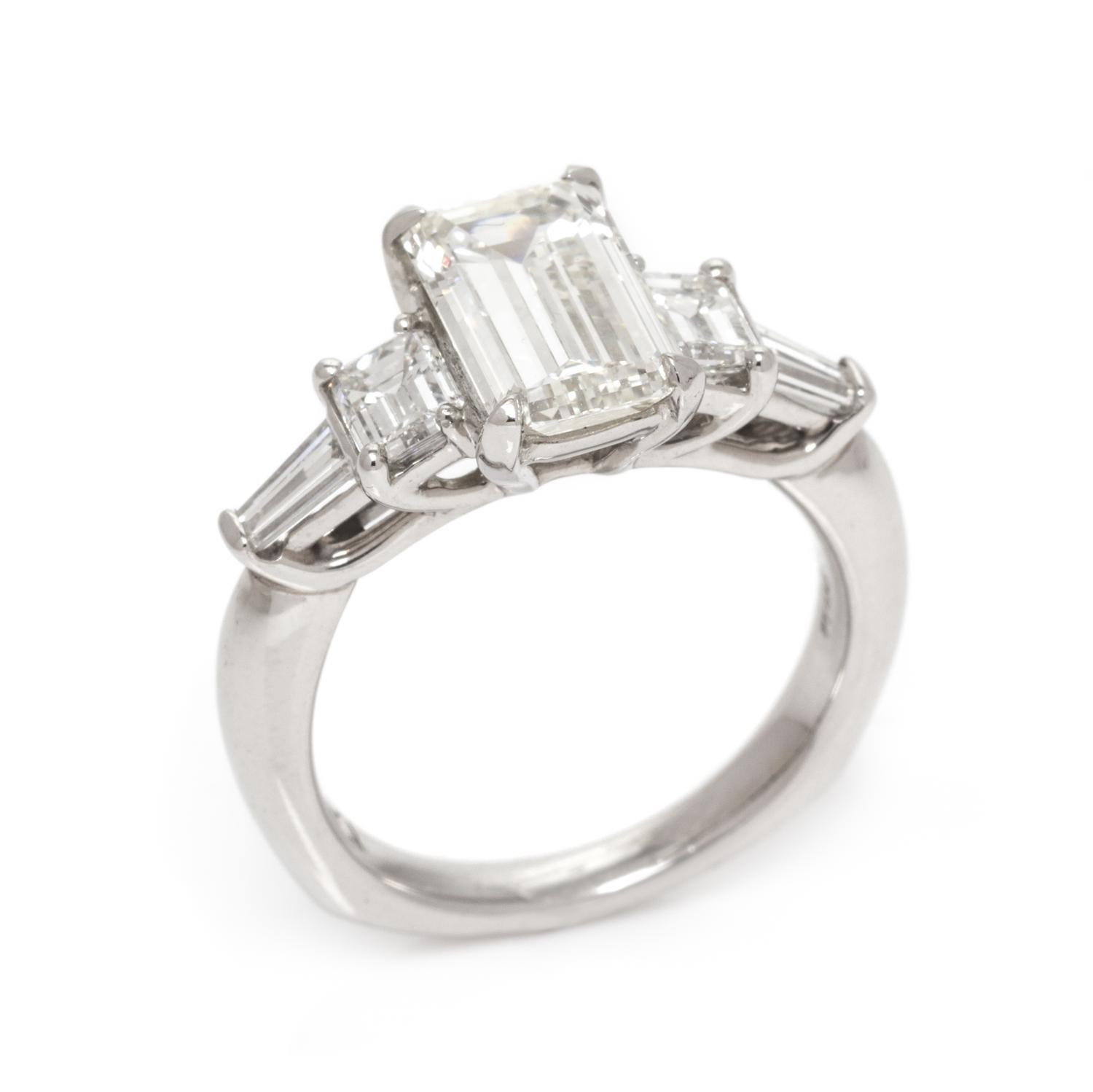 A Platinum and Diamond Ring, Ritani, 5.45 dwts.