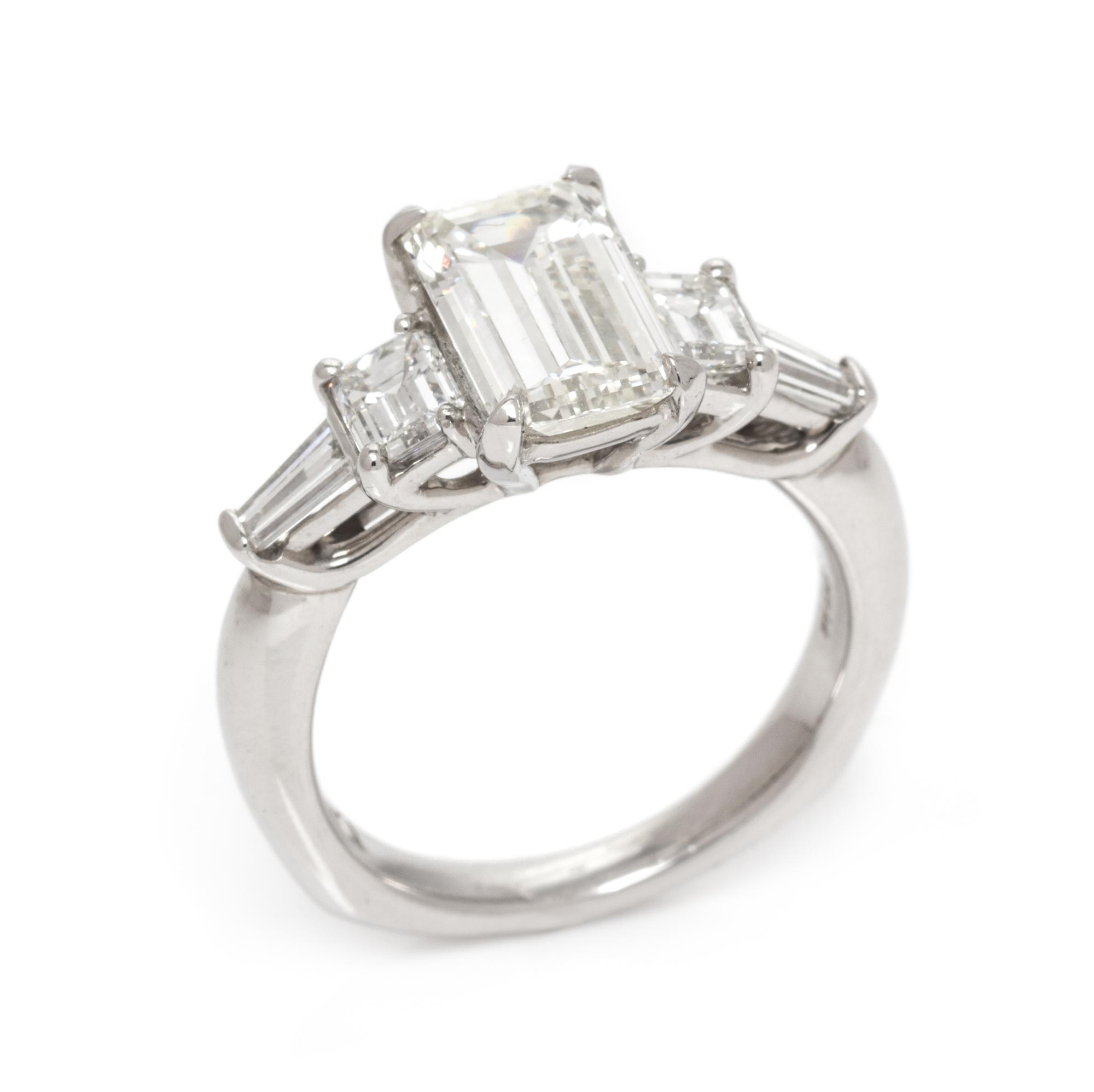 A Platinum and Diamond Ring, Ritani, 5.45 dwts.