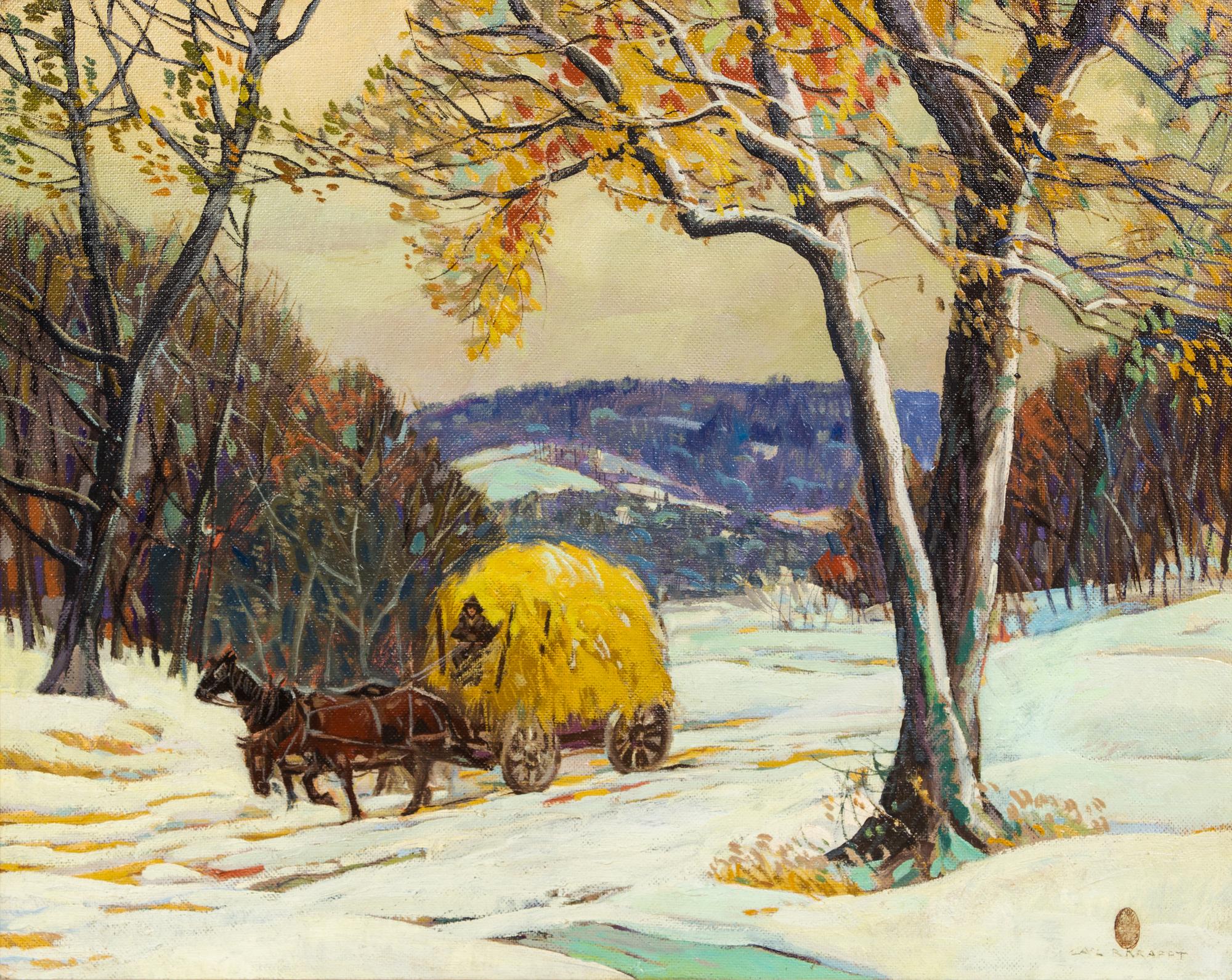 Carl Rudolph Krafft, (American, 1884 - 1938), Abounding in Snow