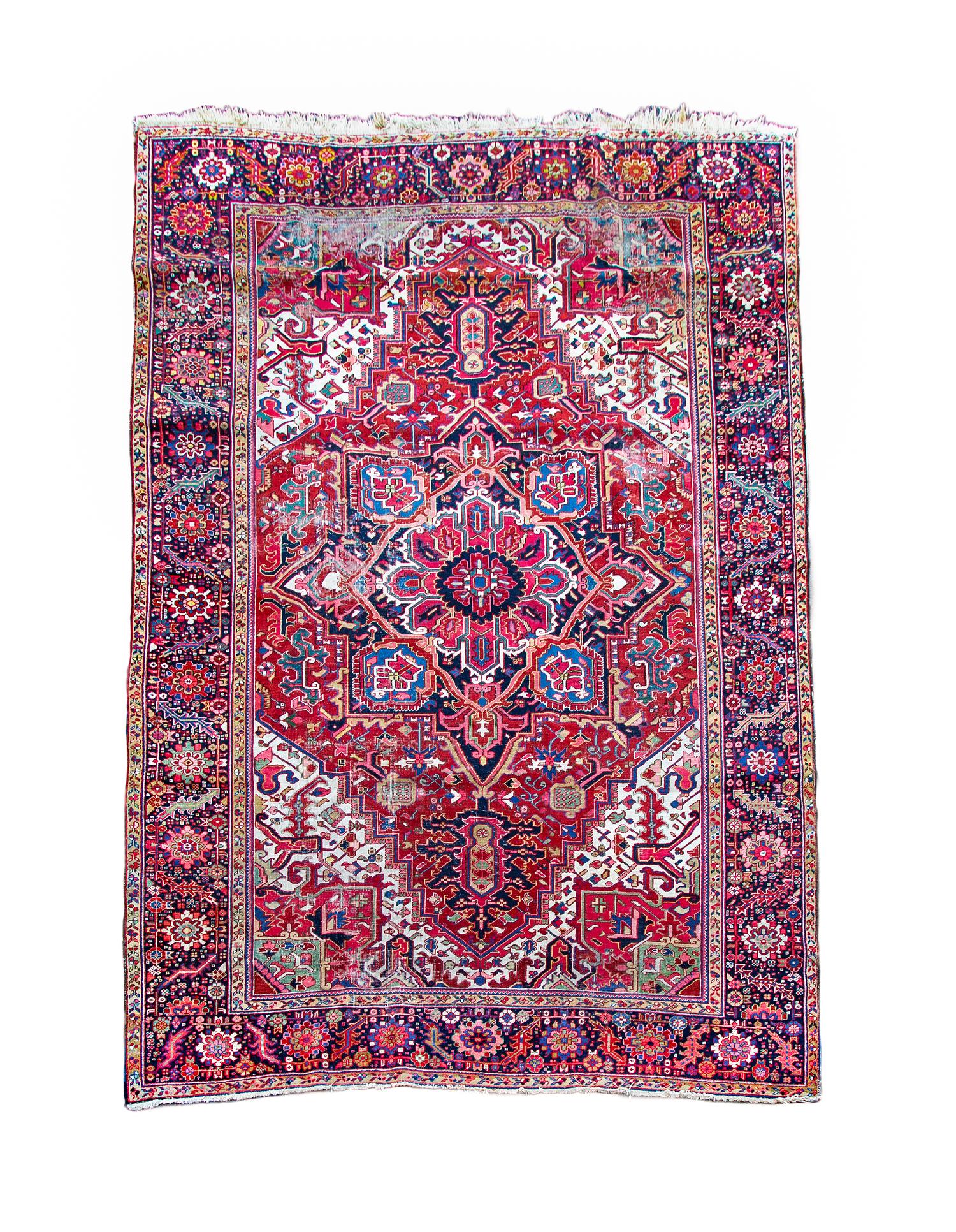 A Heriz Wool Rug