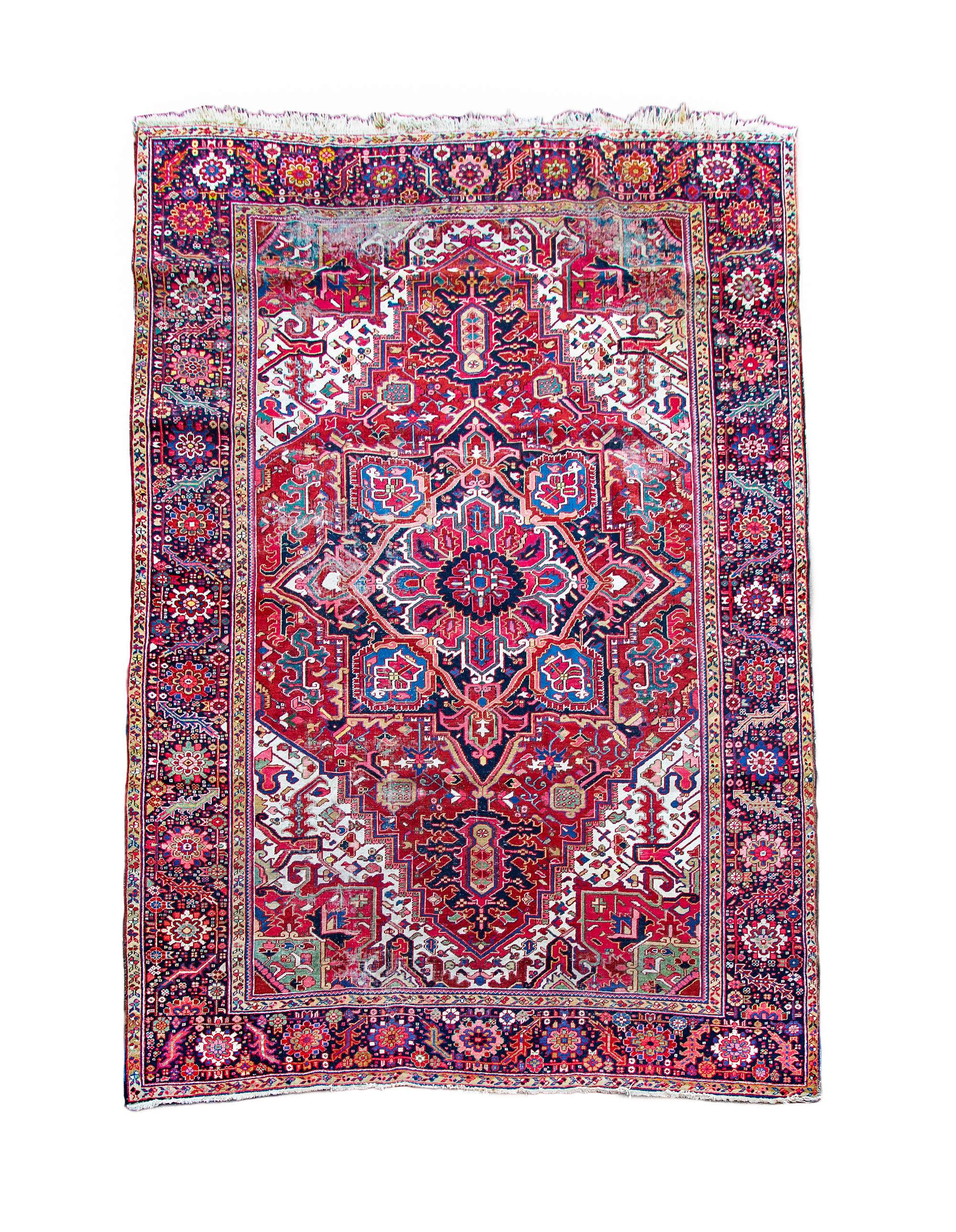A Heriz Wool Rug