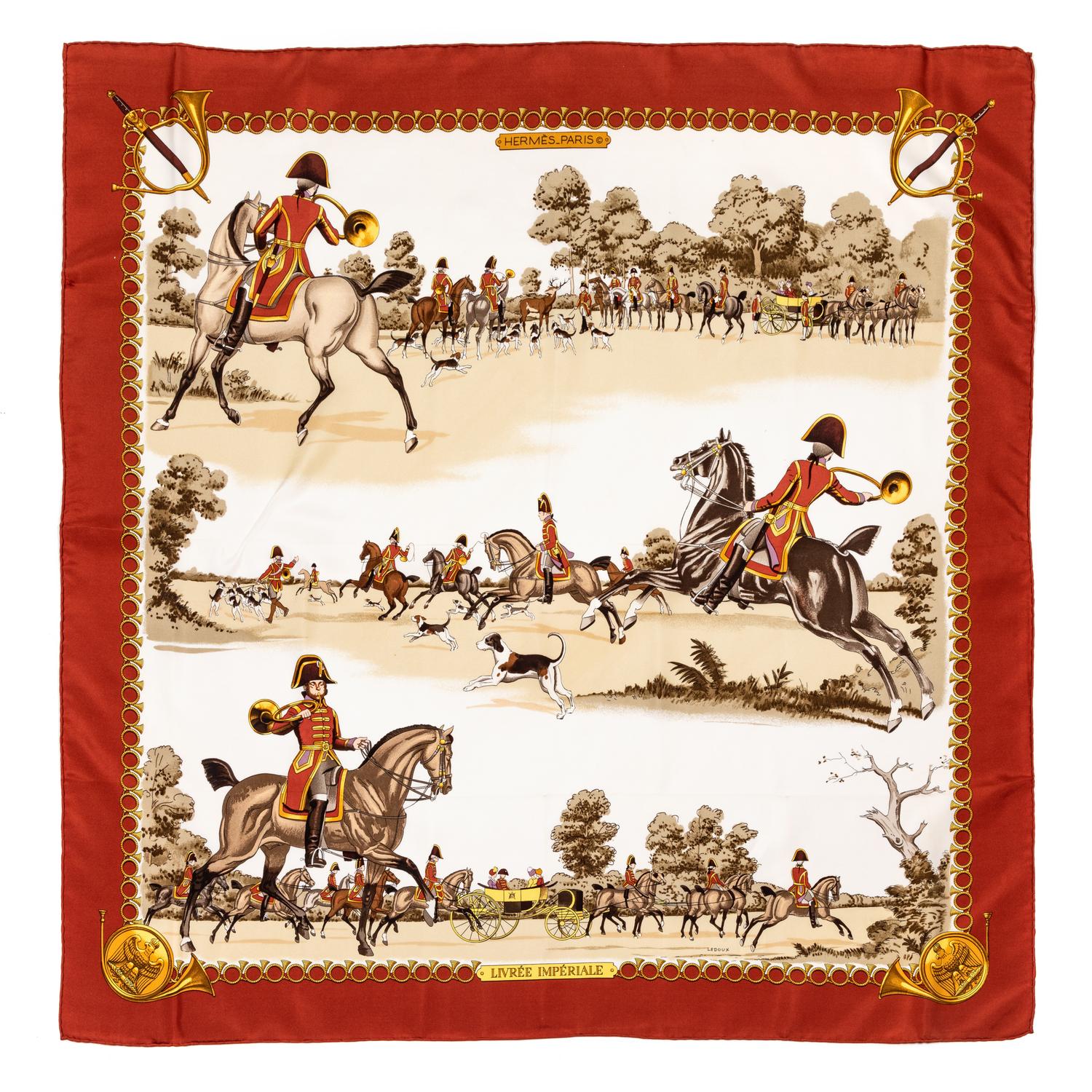 Hermès 90cm Silk Scarf