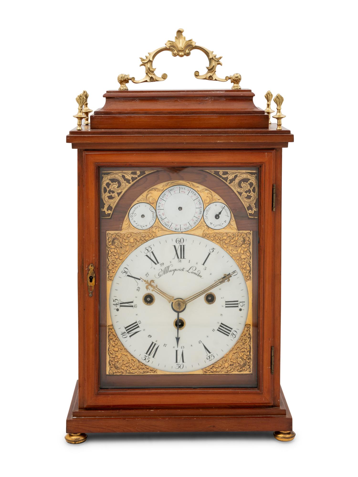 An Austrian Musical Bracket Clock with an English Movement