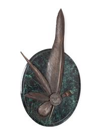 Group of Six Sculptures from The Feathers Series