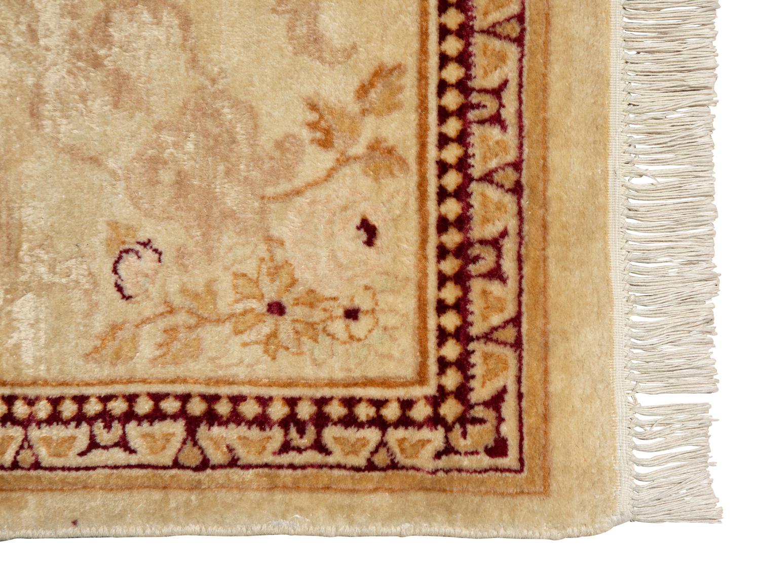 A Chinese Savonnerie Design Wool Rug