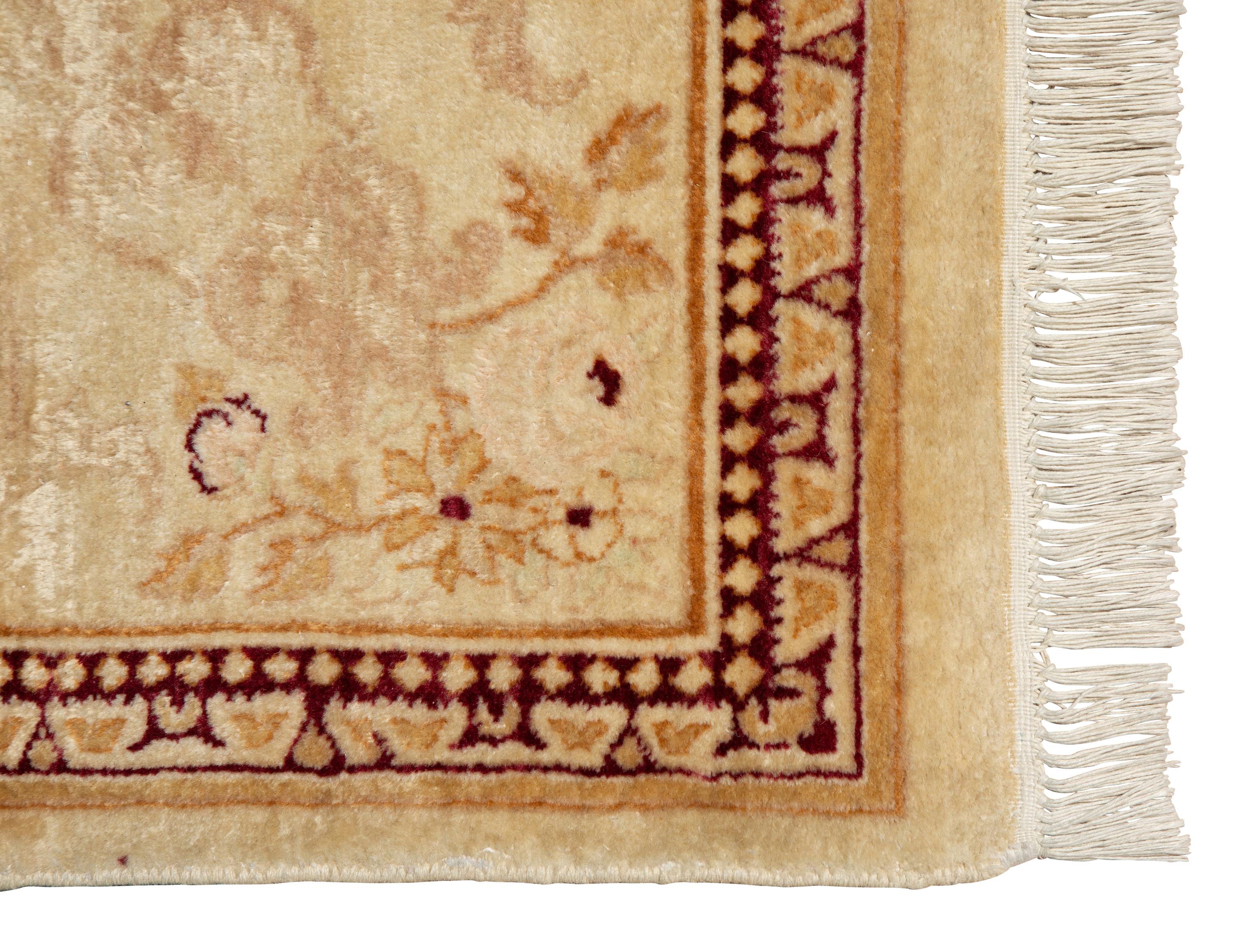 A Chinese Savonnerie Design Wool Rug