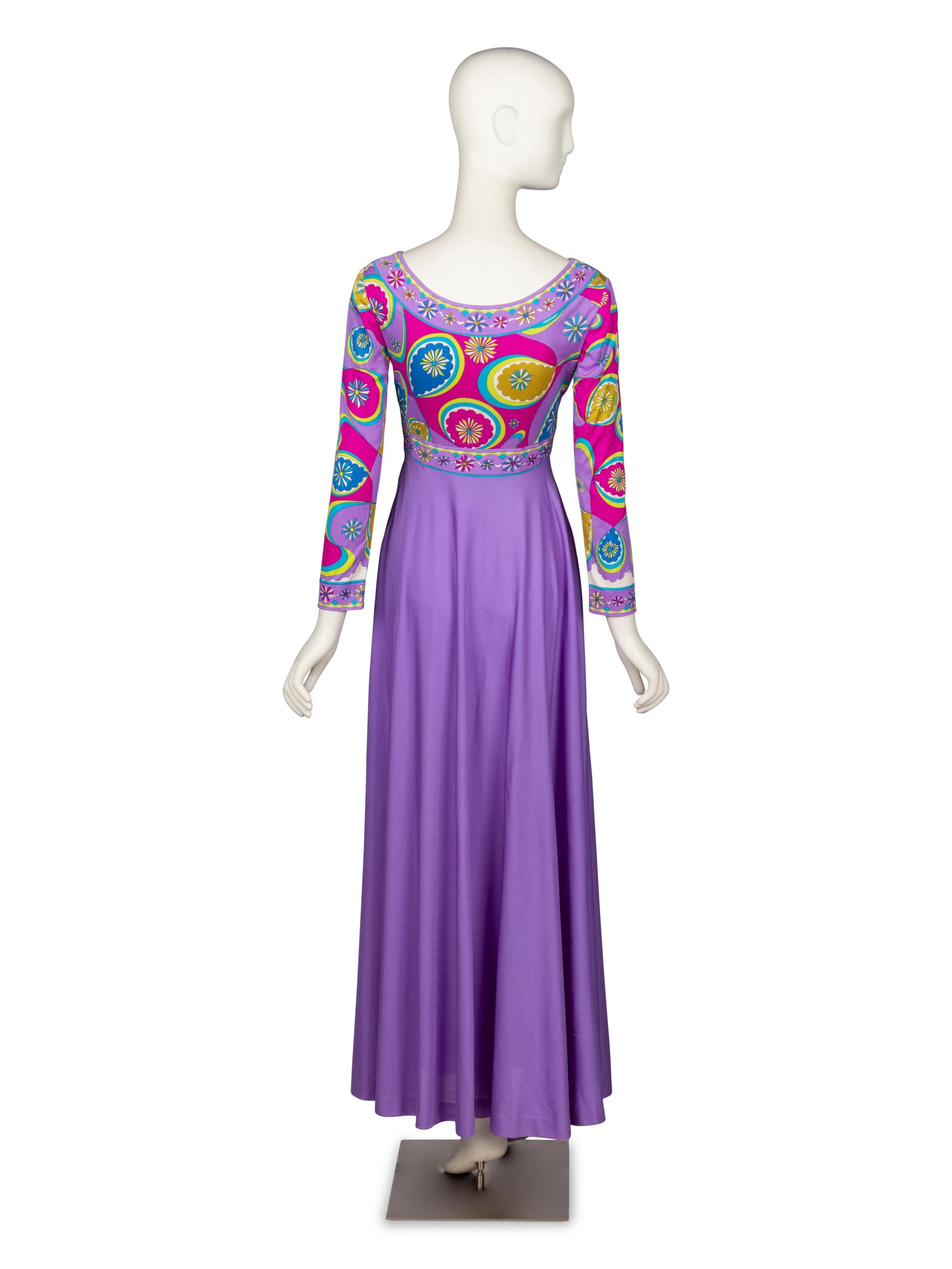 Emilio Pucci, Silk Jersey Gown, 1970's