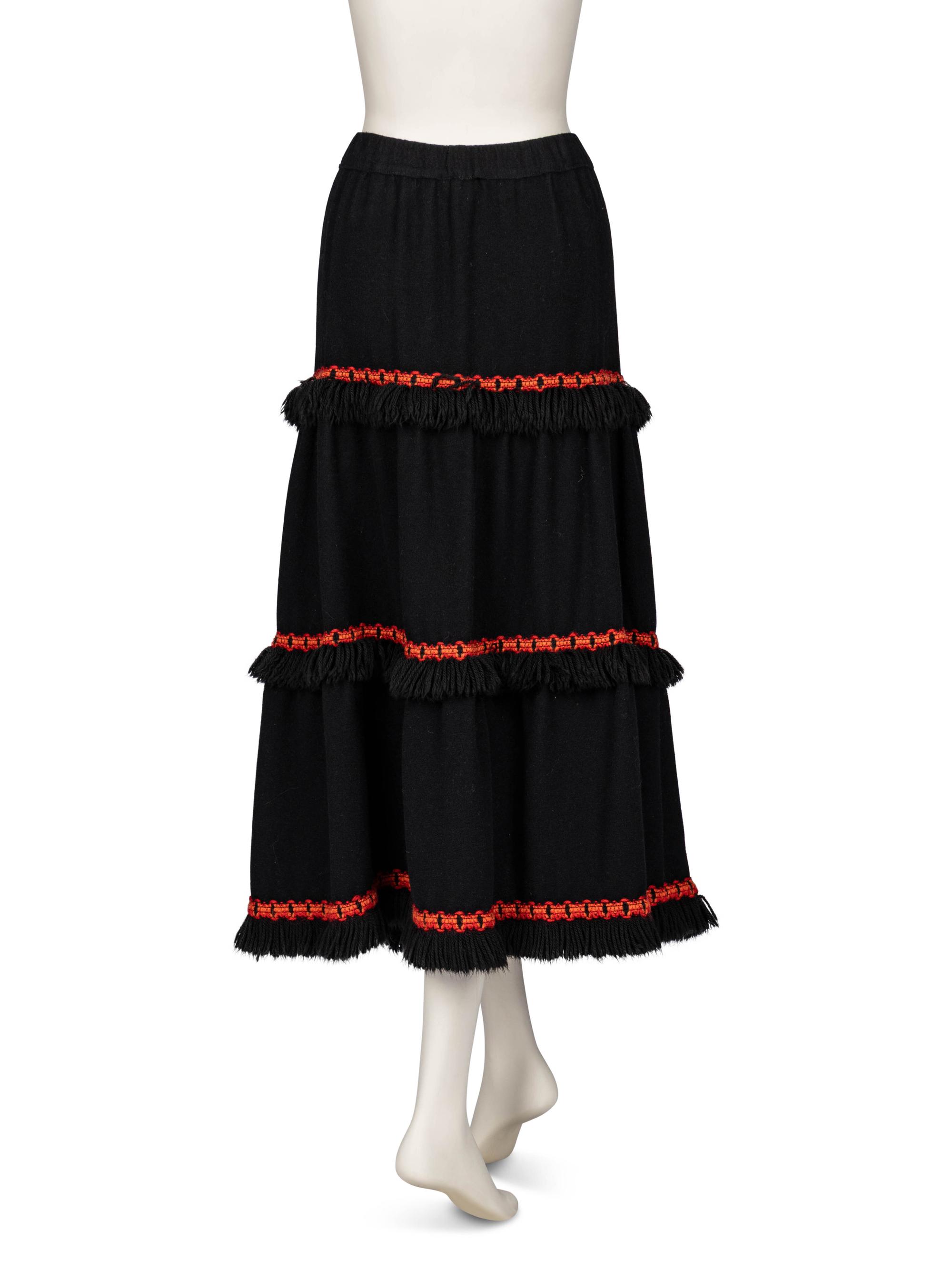 Three Designer Maxi Skirts; Chanel, Alaïa, Saint Laurent