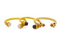 Three Goldtone Cuffs, 2000-10s