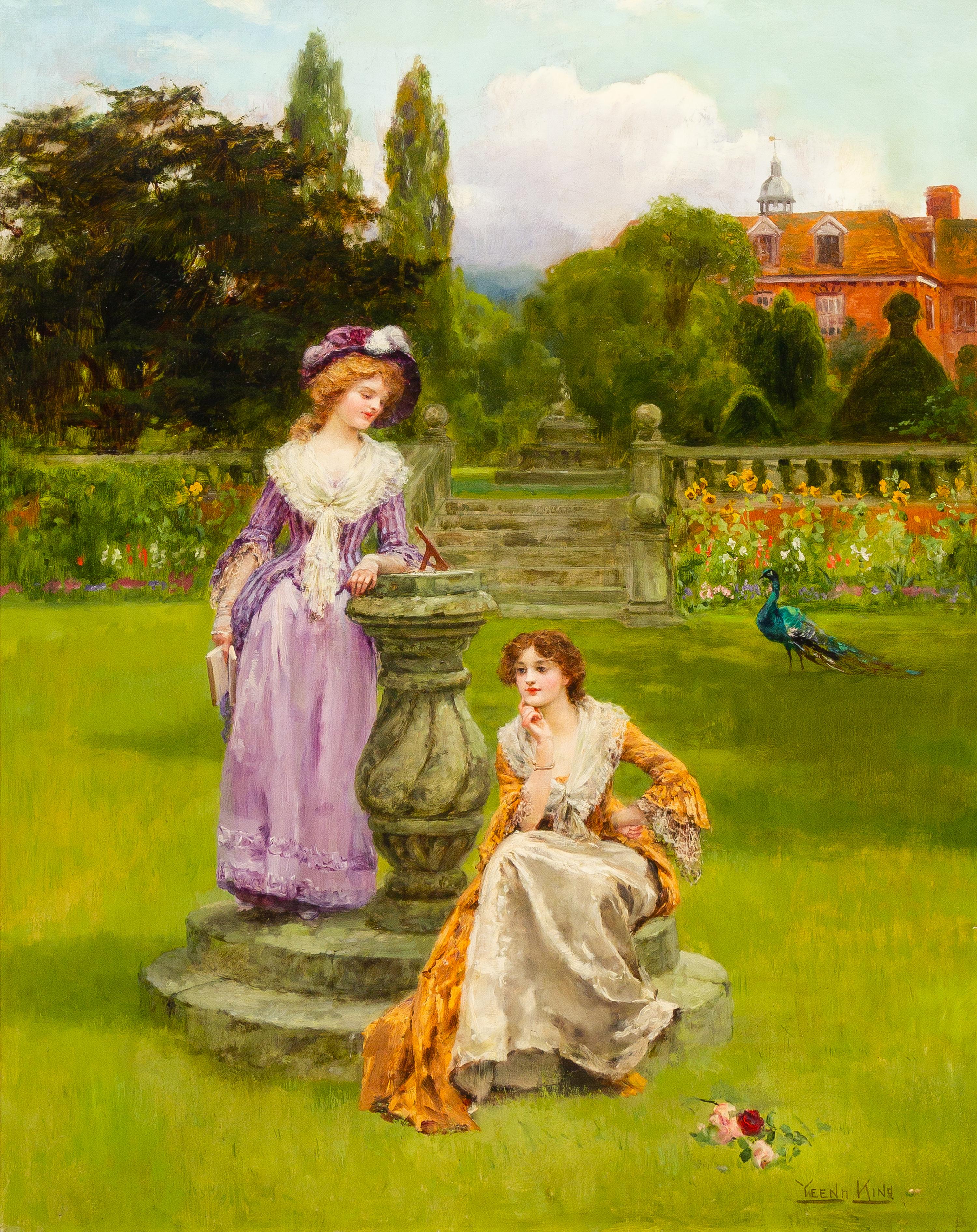 Henry John Yeend King, (British, 1855-1924), At the Sundial