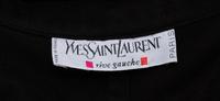 Yves Saint Laurent Rive Gauche Black Cape, 1980-90s