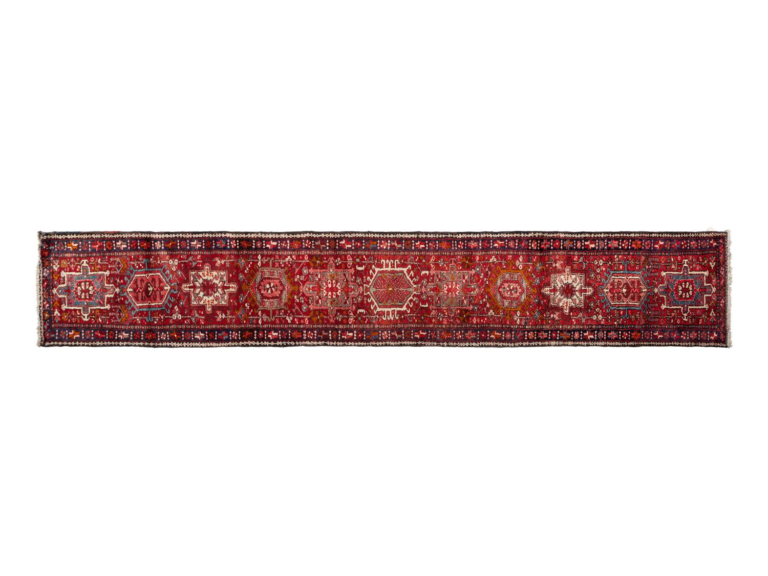 A Heriz Wool Runner