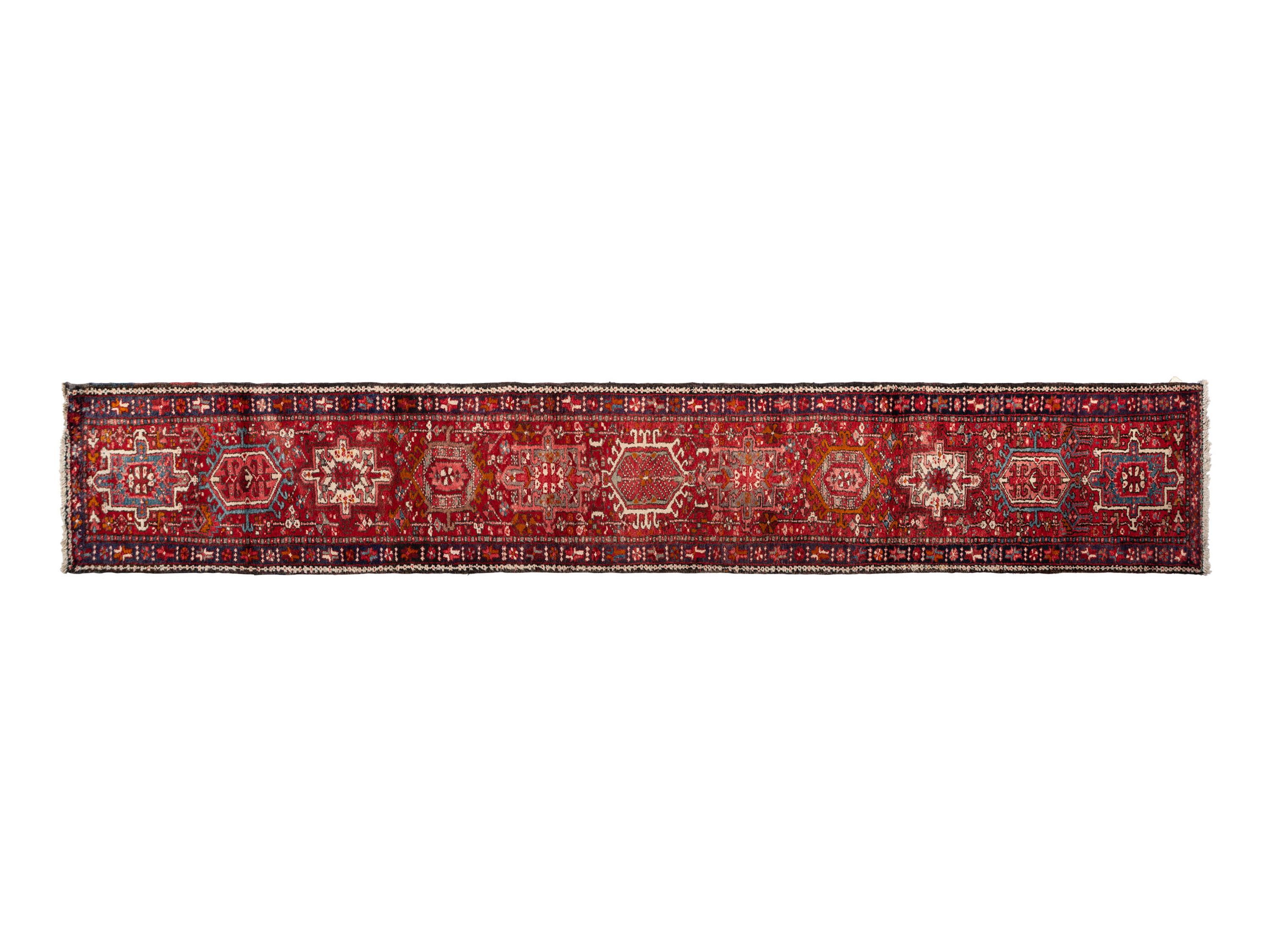 A Heriz Wool Runner