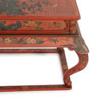 A Chinese Red Lacquer Low Table