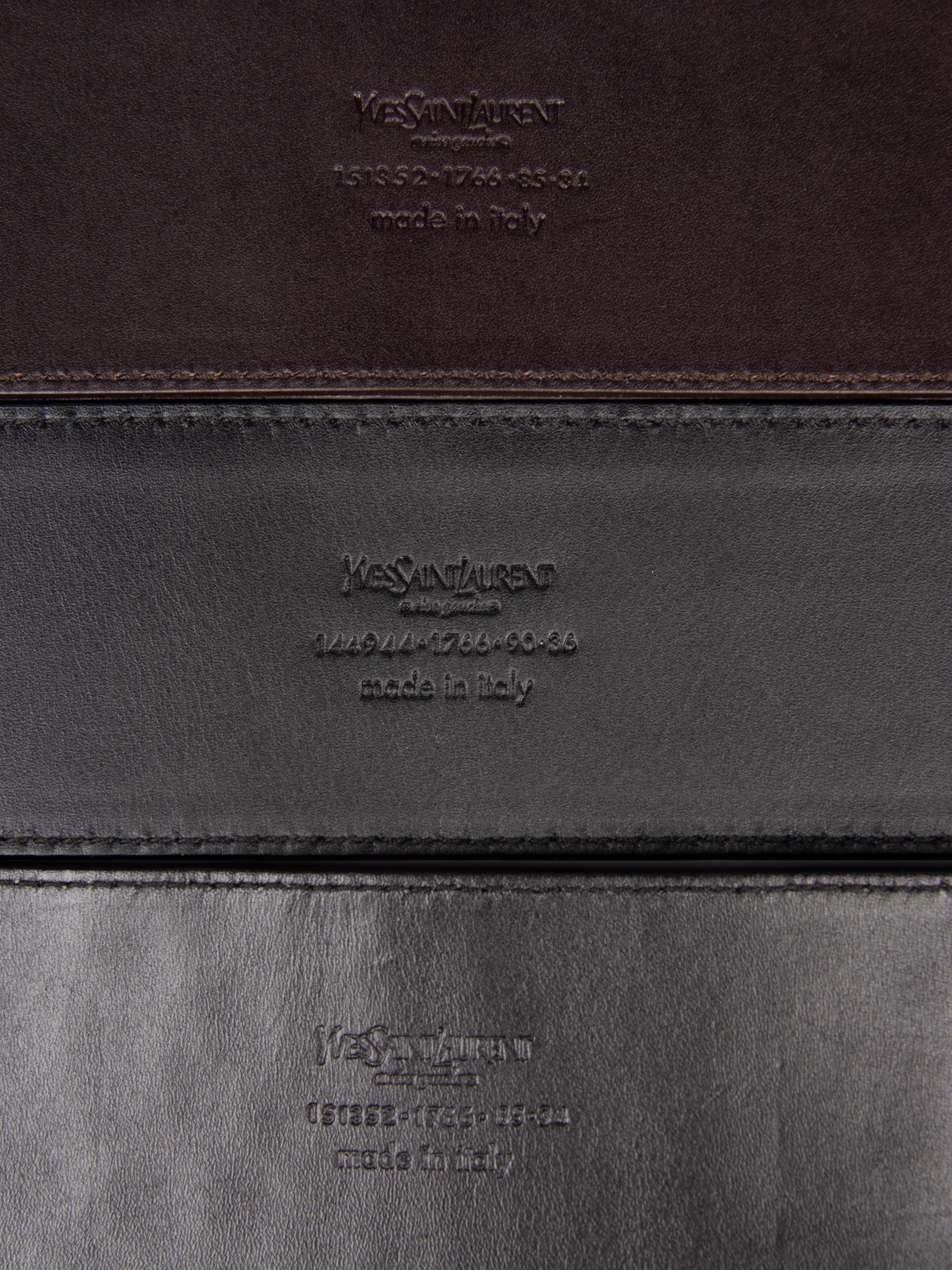 Yves Saint Laurent Rive Gauche, Three Oversized Belts