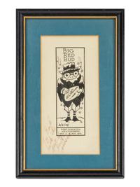 A 1978 Amadeee Wohlschlaeger Original St. Louis Post-Dispatch Weatherbird Cartoon from The Collection of Hall of Fame Oklahoma Football Coach Bud Wilkinson