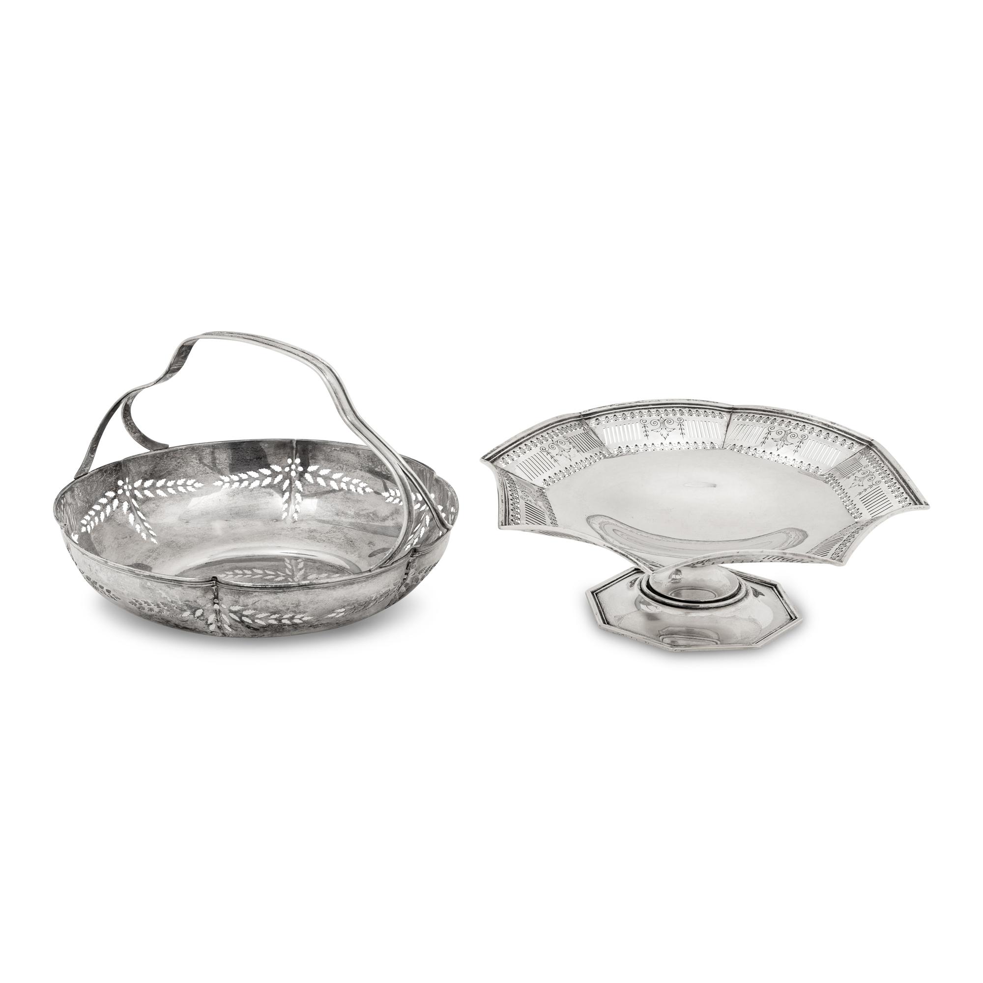 Two American Silver Table Articles