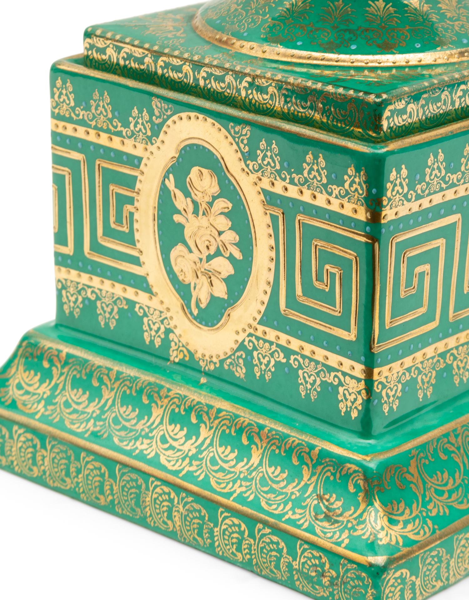 A Vienna Style Porcelain Urn