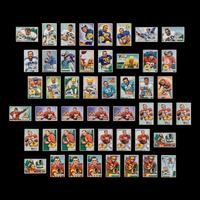 A Collection of 1951 Bowman Football Cards Including Multiple Hall of Famers and Rookies (136)