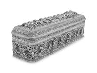 A Large Burmese Silver Box