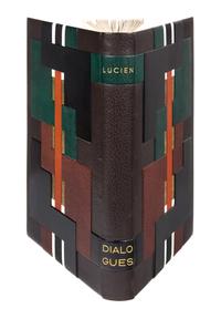 (LAURENS, HENRI) LUCIEN DE SAMOSATE [LUCIAN]. Dialogues. Paris, [1951]. Limited. Bound by Robert Bonfils. Signed.