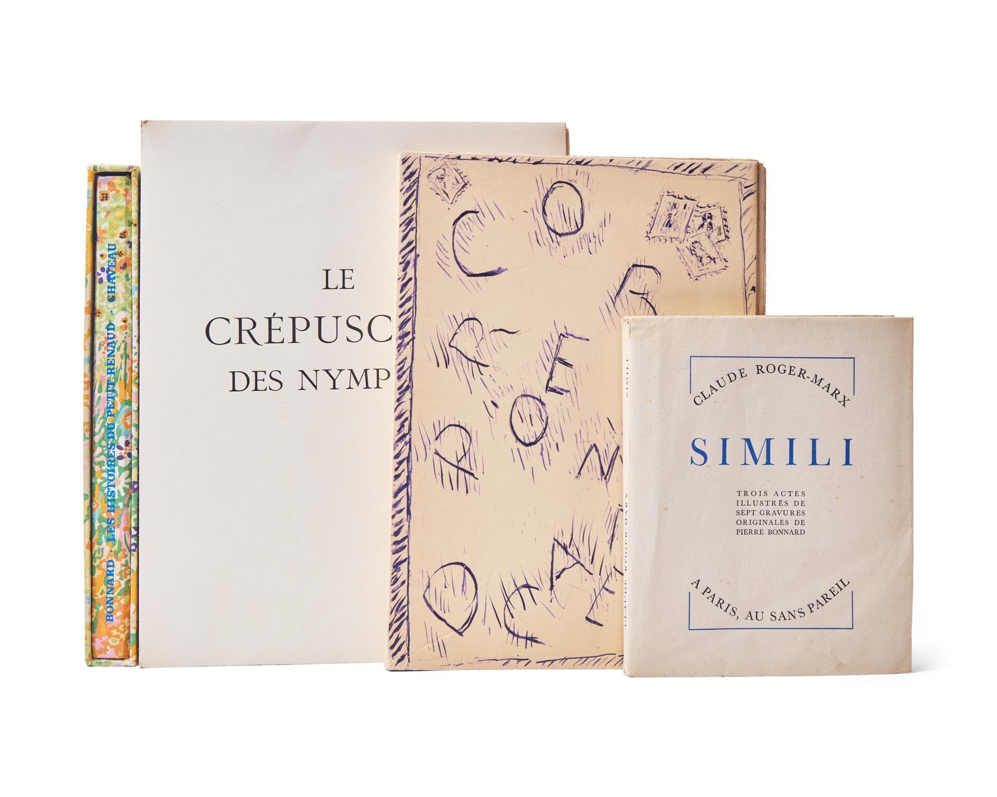 [Art] Bonnard, Pierre. Group of 4 Titles