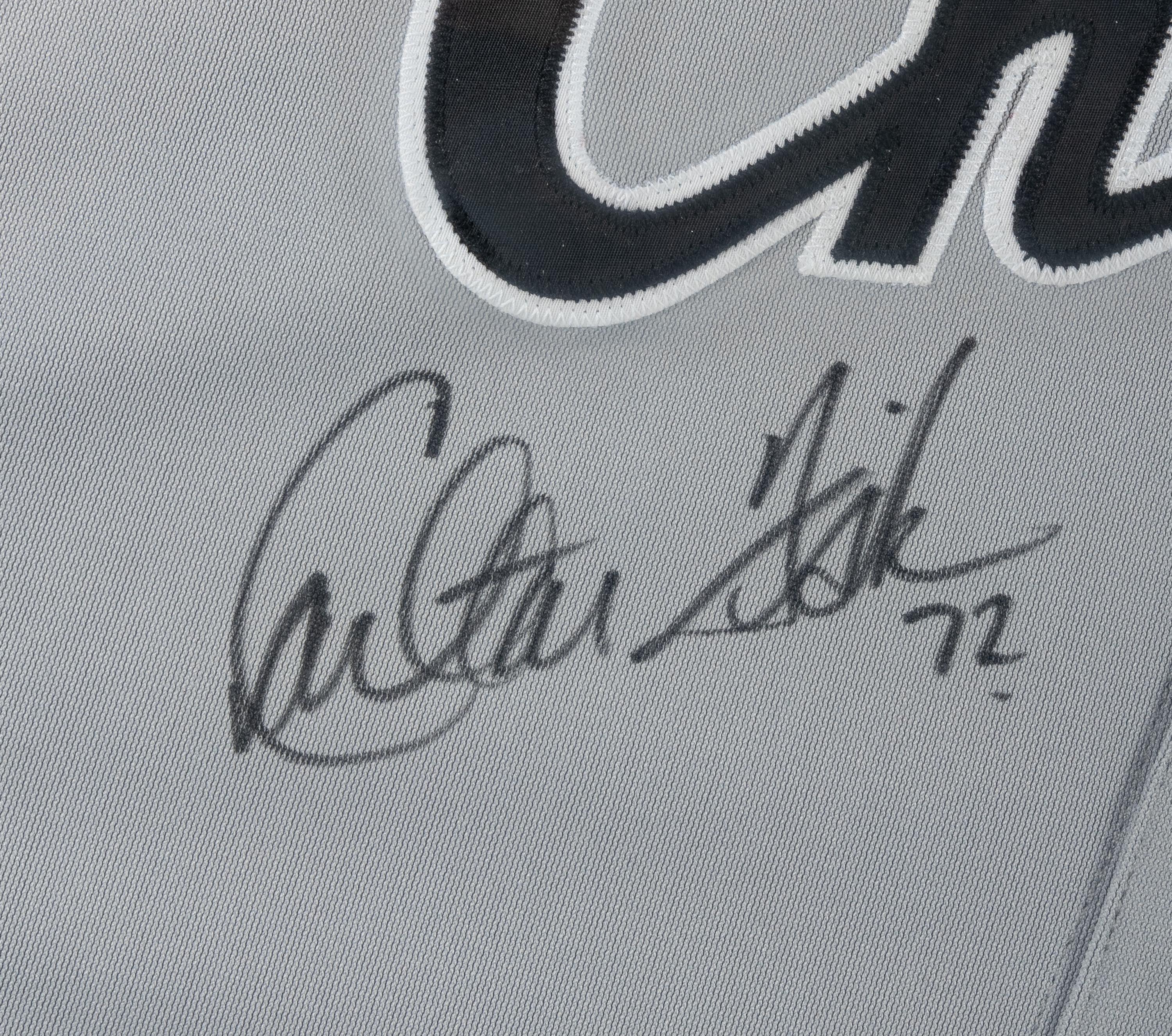 A Carlton Fisk Signed Autograph 1992-93 Chicago White Sox Authentic Professional Model Jersey (MEARS LOA),