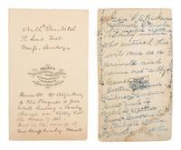 [CIVIL WAR]. 2 CDVs of Gen. Franklin S. NICKERSON & Lt. Nathaniel BOWDITCH, DOW at Kelly's Ford.