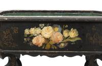 A Victorian Paint-Decorated Jardinière Table