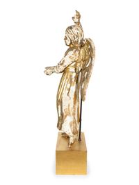 A Continental Giltwood Figure of an Angel