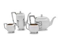 An American Silver Four-Piece Tea and Coffee Service