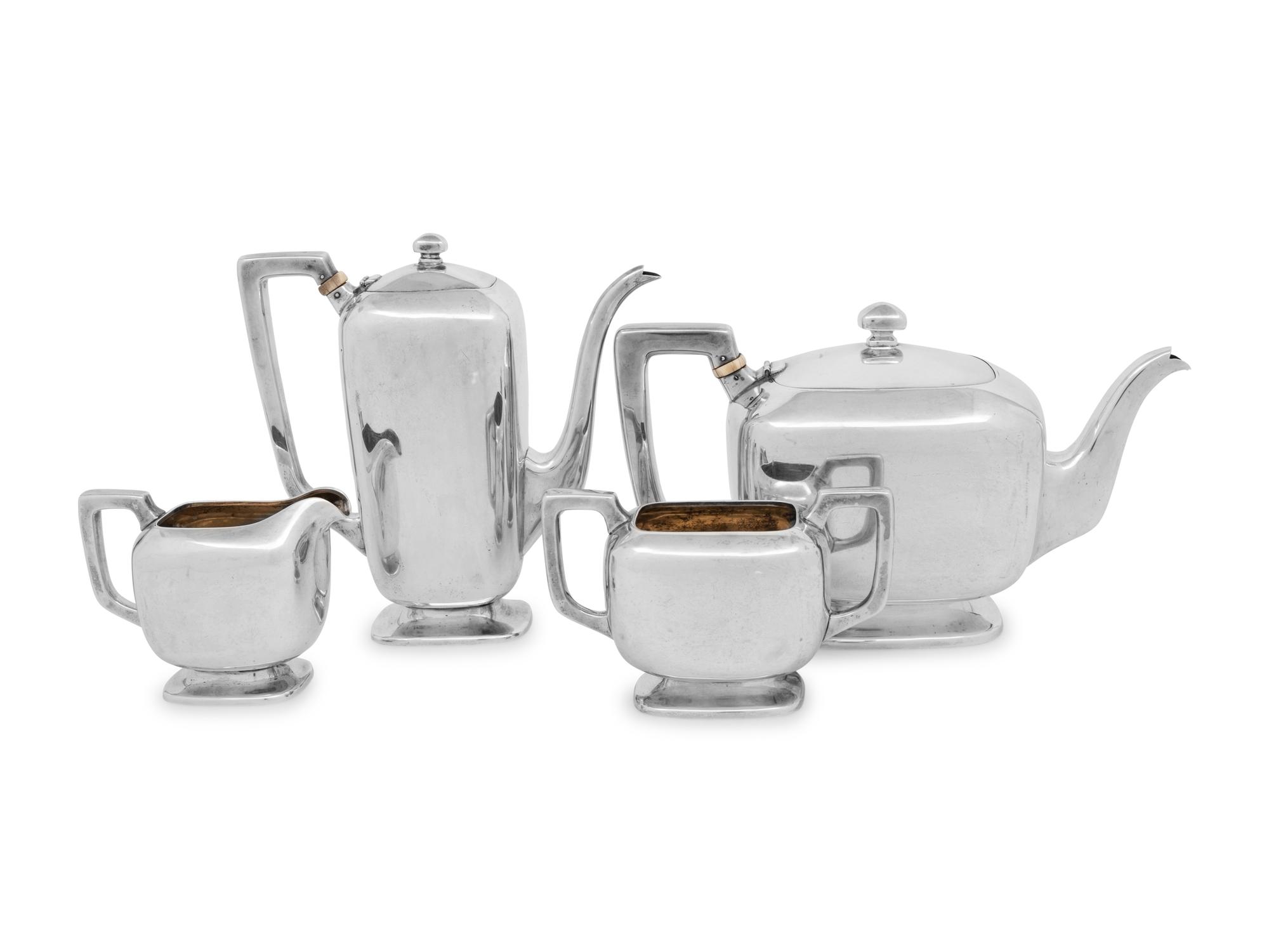 An American Silver Four-Piece Tea and Coffee Service