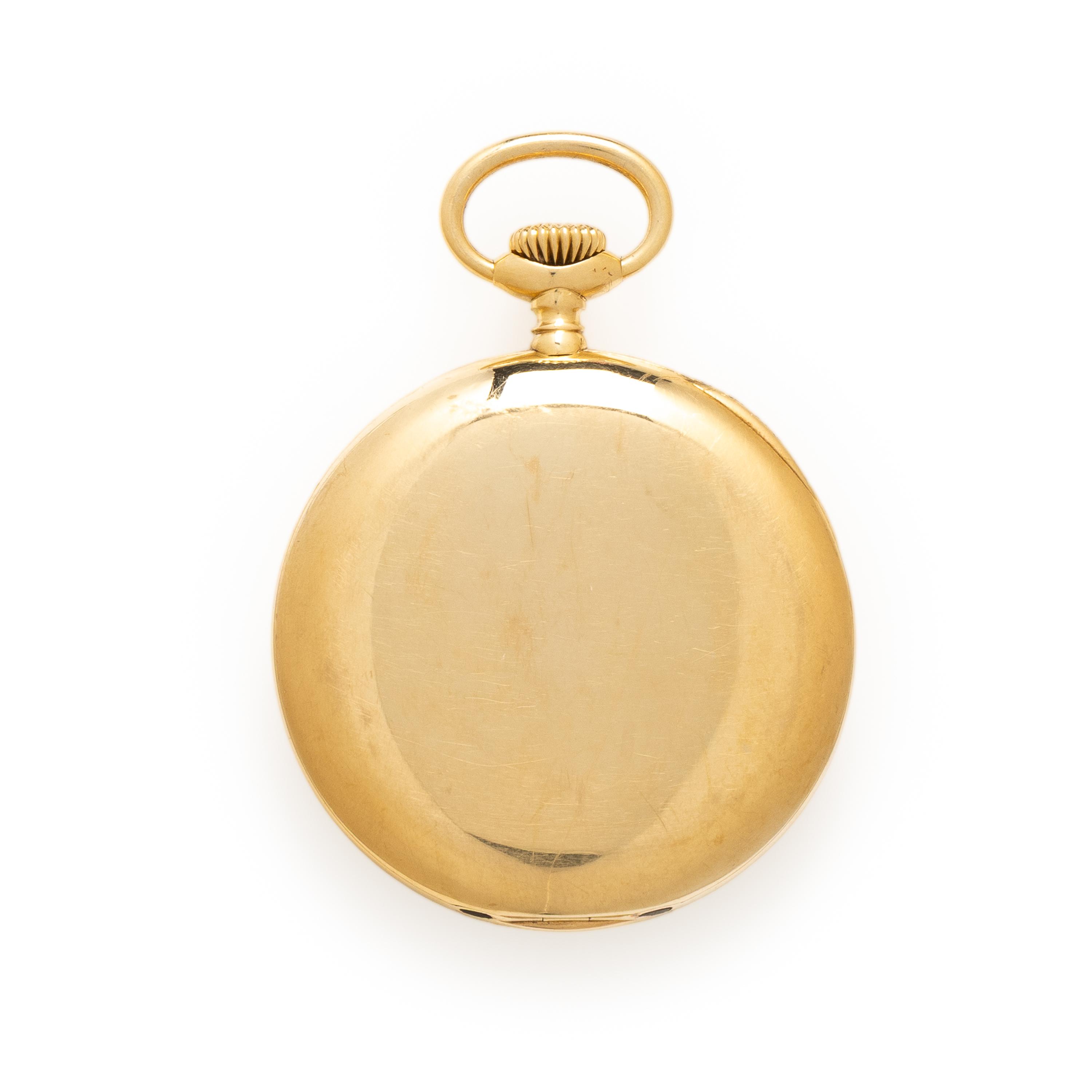 Patek Philippe for Shreve, Crump & Low Co., 18K Yellow Gold Pocket Watch, with Box