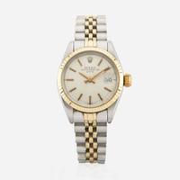 A lady's two-tone automatic watch, Rolex Oyster Perpetual Date, Ref.6917