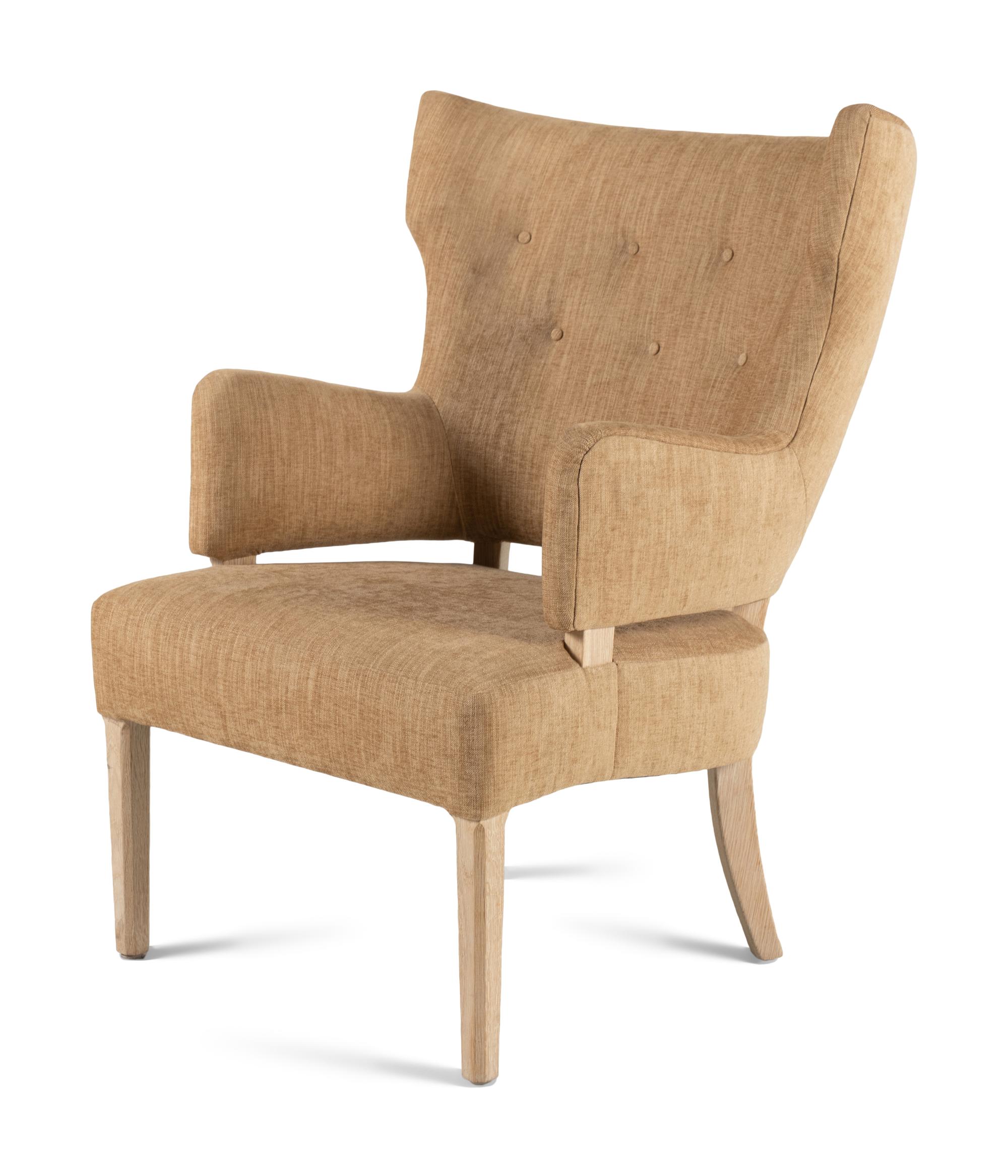 A Contemporary Wingback Chair