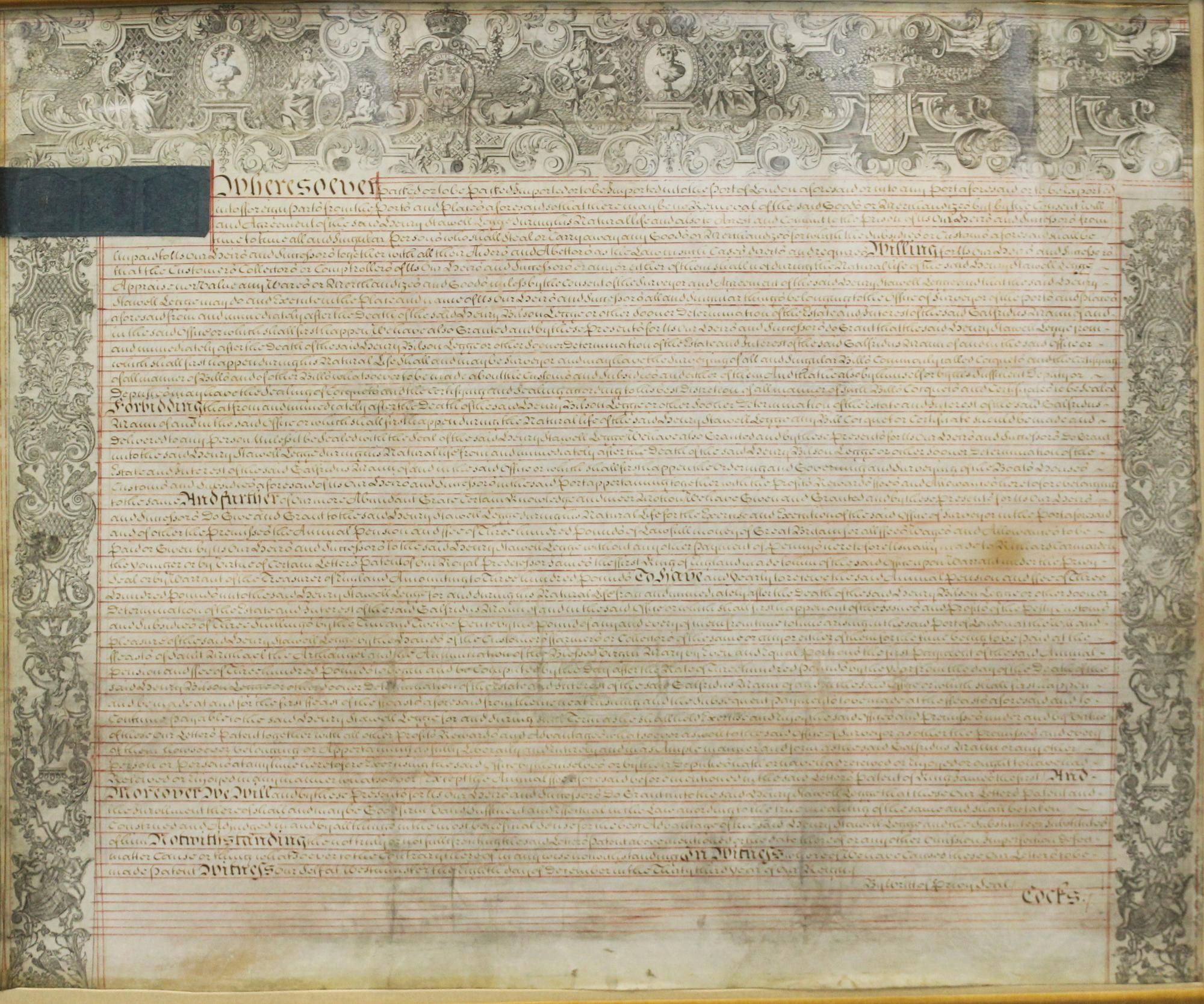 A George II Indenture on Parchment — MID-18TH CENTURY