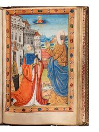 MASTER OF RAOUL DU FOU and JEAN SERPIN (both active Rouen, c. 1480-1520). Book of Hours, use of Rouen, in Latin and French, illuminated manuscript on parchment [France, Rouen, c. 1480-1490]