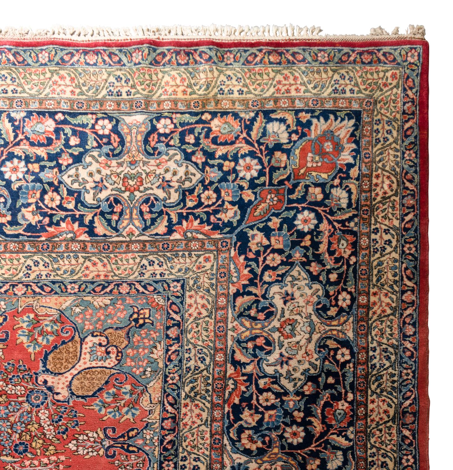 A Sarouk Wool Rug