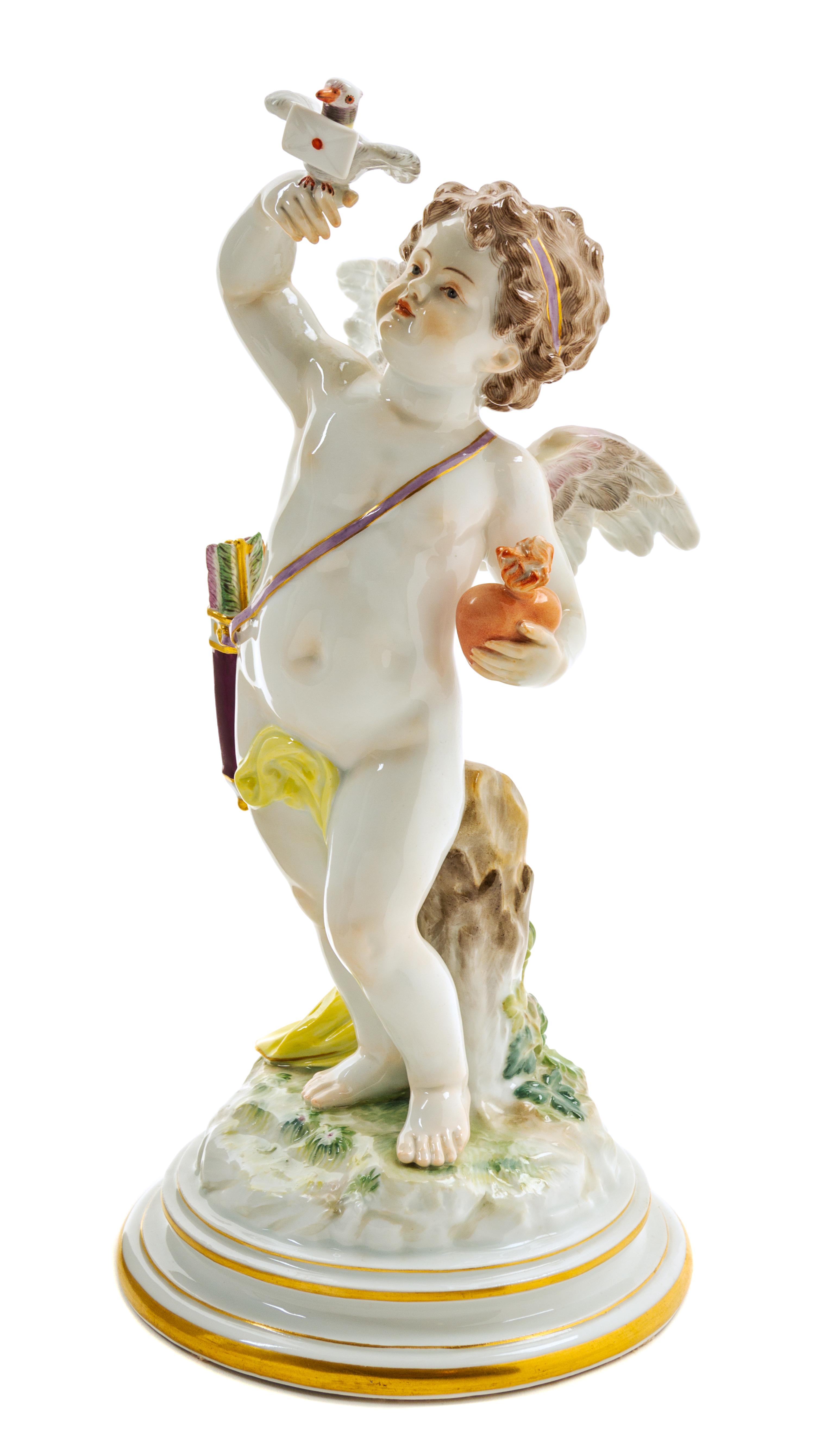 A Meissen Porcelain Figure Height 12 3/4 inches. — LATE 19TH/EARLY 20TH CENTURY