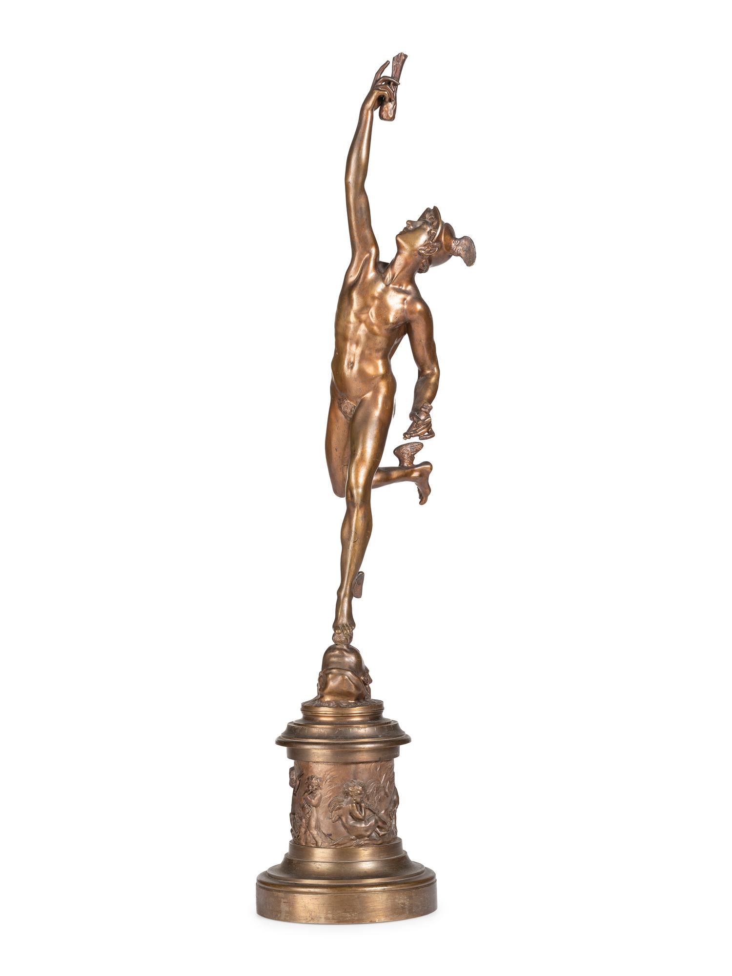 A Pair of Sculptures of Mercury and Psyche
