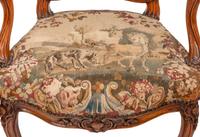 A Set of Four Louis XV Beechwood Fauteuils
