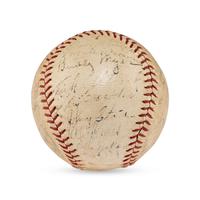 A Multi Signed Autograph Baseball Featuring Joe Medwick and Notables (Beckett Authentication Services Letter of Authenticity)