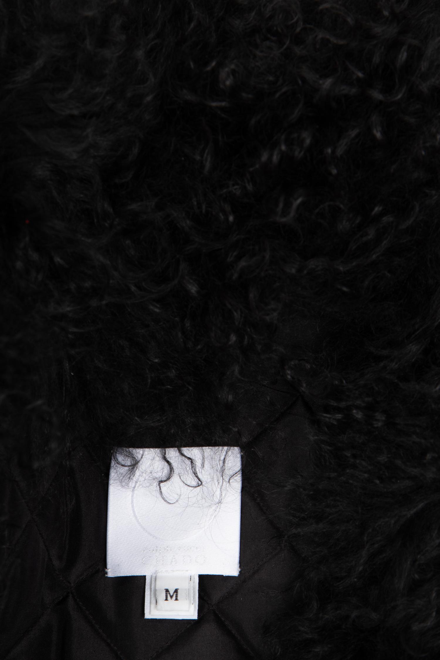 Ralph Rucci Paisley Coat with Lamb Fur Trim, 2011
