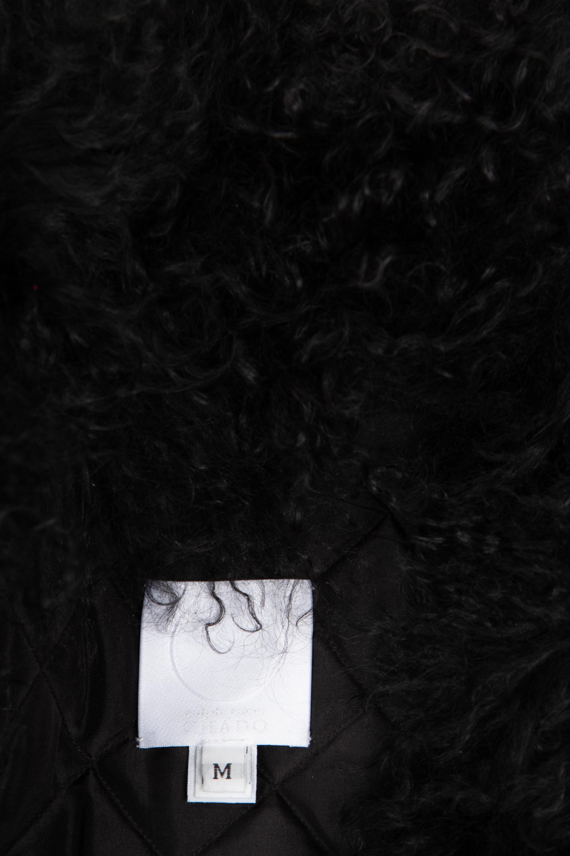 Ralph Rucci Paisley Coat with Lamb Fur Trim, 2011