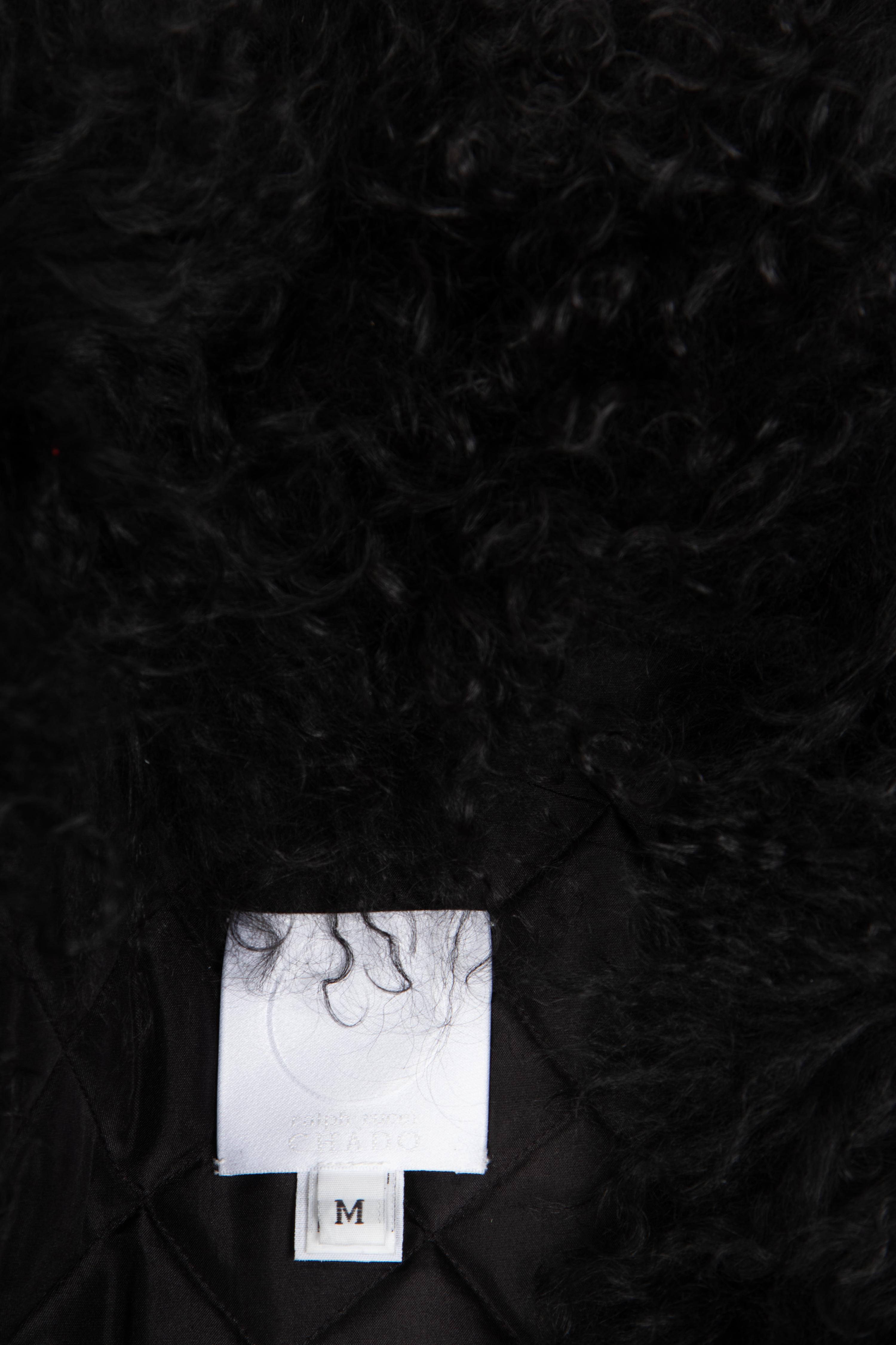 Ralph Rucci Paisley Coat with Lamb Fur Trim, 2011