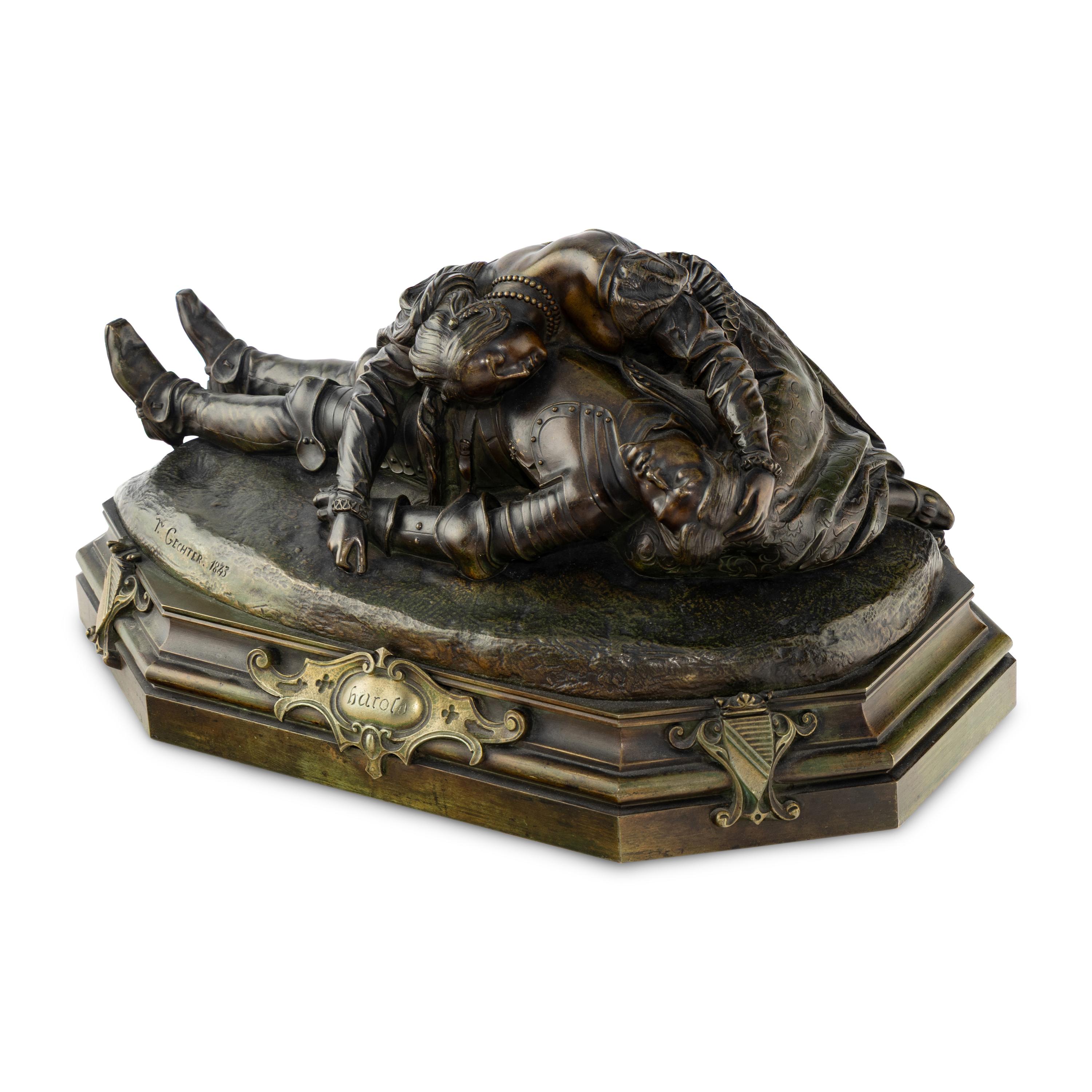 Jean-François-Théodore Gechter (French, 1795-1844) — La Mort d'Harold