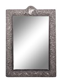 An Edwardian Silver Dresser Mirror